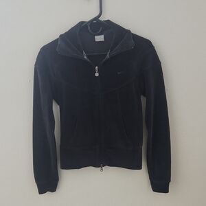Nike Vintage Velour Black Jacket